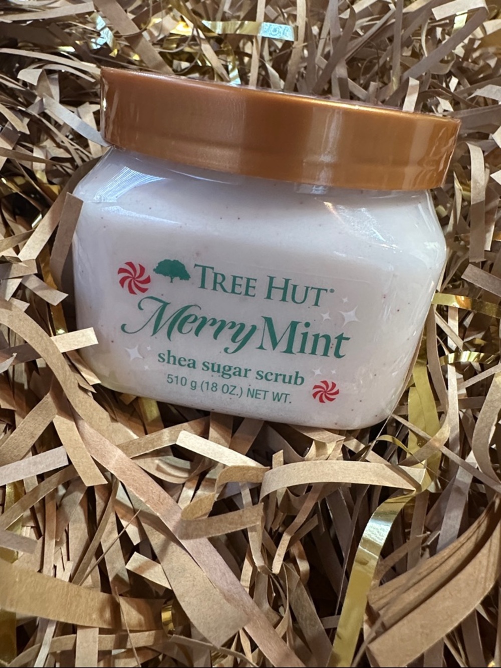Merry Mint Shea Sugar Scrub - White